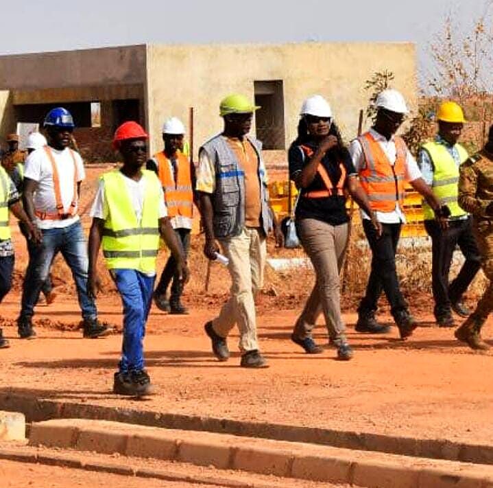 Visite de chantier QHSE à Donsin